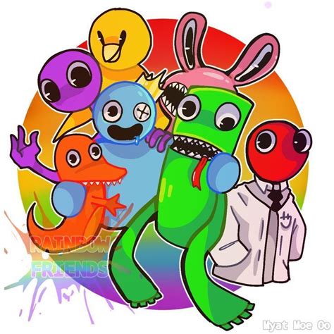 Rainbow Friends Friends Wallpaper Drawings Of Friends Rainbow