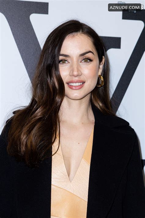 Ana De Armas Sexy Flashes Her Hot Underwear At The Louis Vuitton Fashion Show In Paris Aznude