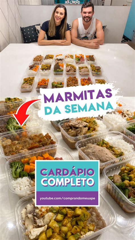 Como Preparo As Marmitas Congeladas Em Poucas Horas Card Pio Da