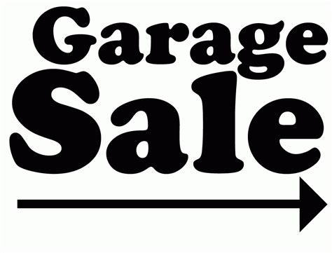 Free Printable Garage Sale Prices