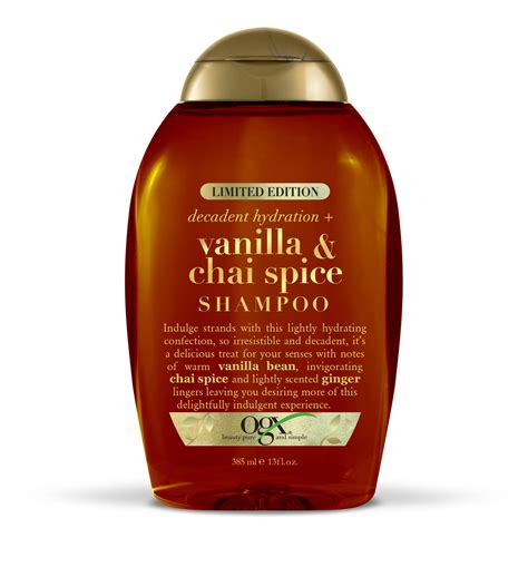 Buy Ogx Vanilla And Chai Spice Shampoo 385ml At Mighty Ape Nz