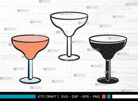 Margarita Glass Svg Cut File Martini Glass Svg Summer Svg Wine Glass Svg Lime Svg