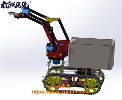 50套橡胶履带底盘三角履带 3d图纸履带机器人底盘三维建模图纸机械兔兔