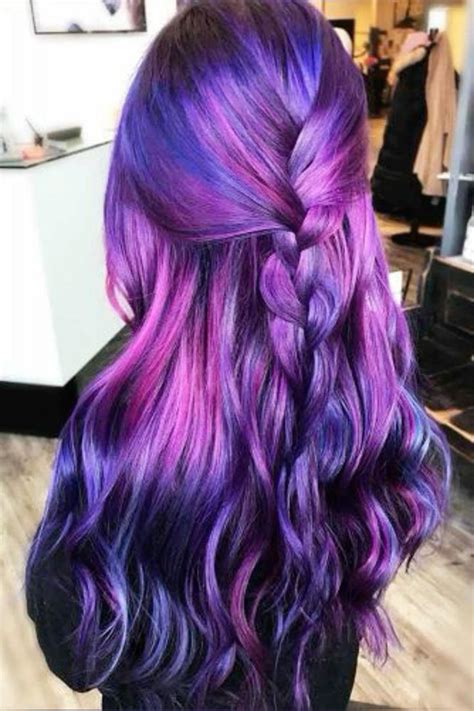 Purple hair color inspo : purple hair : hair | Hair color purple, Light ...