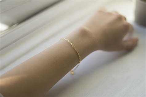 Gold Filled Dainty Paperclip Bracelet Paperclip Etsy