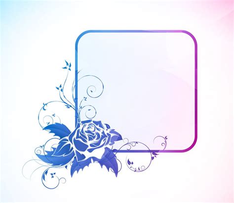 Floral Frame Vector Free at Vectorified.com | Collection of Floral Frame Vector Free free for ...