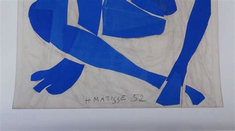 Henri Matisse Blue Nude IV Museum Poster French Painter Etsy