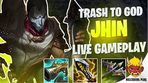 Trash Jhin Turns Into God Jhin Wild Rift Hellsdevil Plus Gameplay