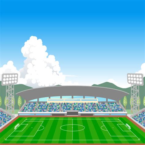 50 Soccer Field Bleachers Stock Illustrations Royalty Free Vector