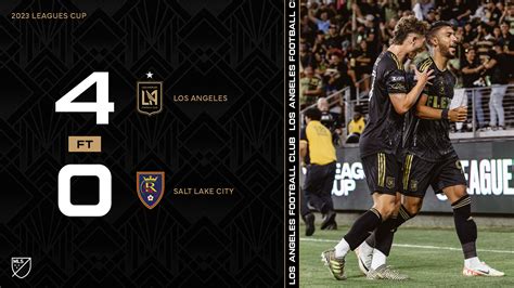 Recap LAFC 4 0 Real Salt Lake 8 8 23 Los Angeles Football Club