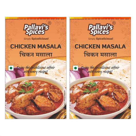 Buy Pallavi S SpicesChicken Masala 50g Pack Of 4 Chicken Curry