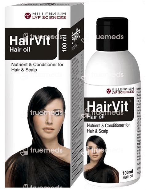 Millennium Herbal Care Hairvit Hair Oil 100 Ml Uses Side Effects