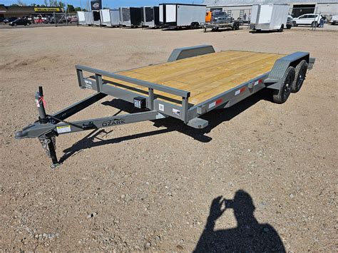 NEW 82X18 Ozark Mfg Utility Trailer DELUXE Eight Ten Trailers