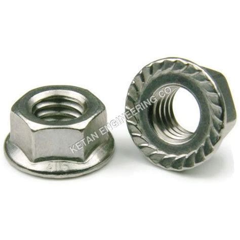 Stainless Steel Flange Nut At Best Price In Mumbai Ketan Engineering Co