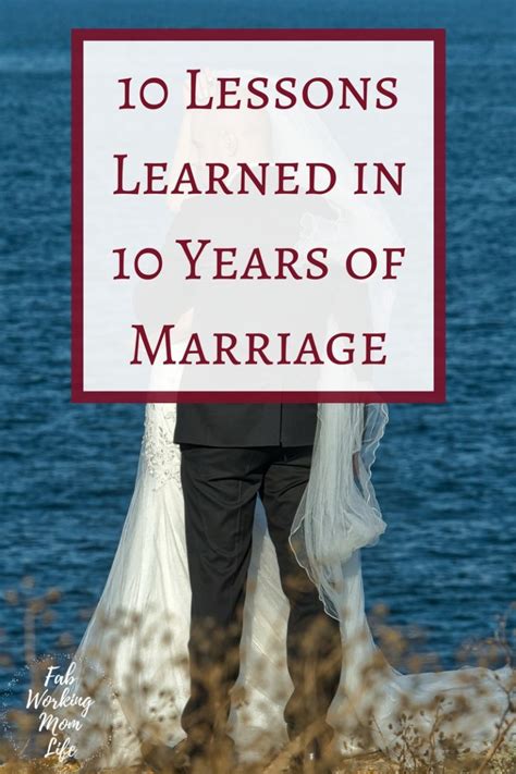 10 Lessons Learned In 10 Years Of Marriage Fab Working Mom Life