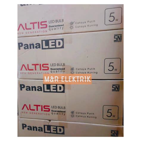 Jual PANALED ALTIS 5 Watt 1 DUS 1 KARTON ISI 100 Lampu LED BULB 5W