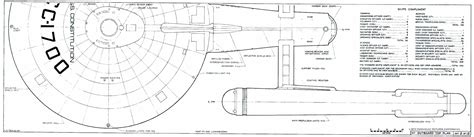 Star Trek Blueprints: General Plans: Constitution Class: U.S.S. Enterprise