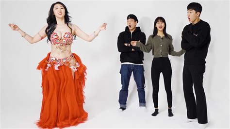 Koreans Meet Belly Dancer For The First Time Youtube