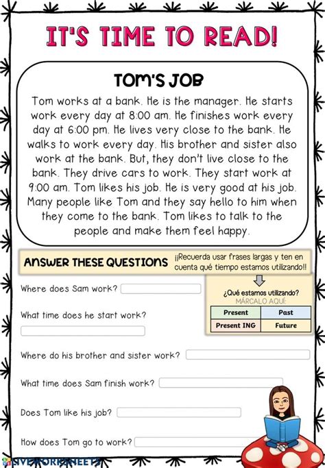 Simple Reading Worksheet