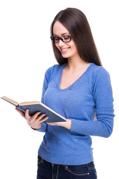 Menina Bonita Esperta Do Estudante Os Vidros Que Guardam Livros De