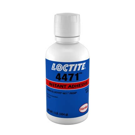 Henkel Loctite Prism 4471 Instant Adhesive Surface Insensitive Clear 1