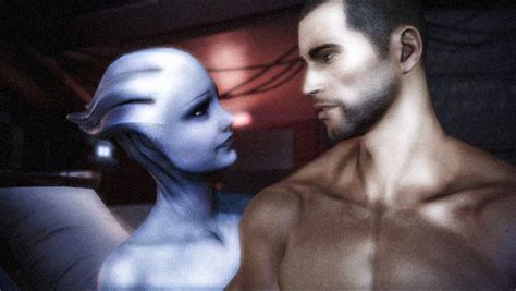 Liara And Shepard Romance Masseffect Mass Effect Fantasy Romance