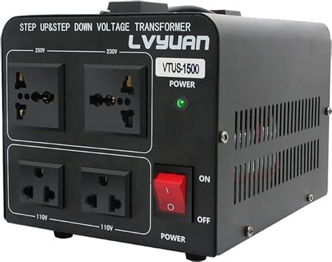 Yinleader 1500w Voltage Transformer Power Converter 1500 Watt Step Up Down Converter 110 120