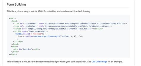 Basic Question Regarding Form Builder How To Generate The Json How