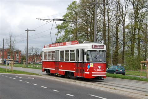 Trams Jaar Tram In Antwerpen