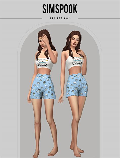 The Sims 4 Pjs Set A01 The Sims Book