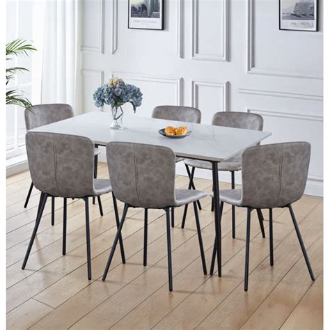 Hallowood Furniture Cullompton 6 Person Dining Set Reviews