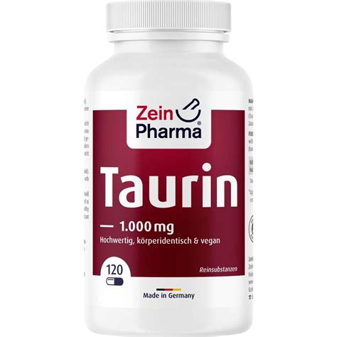 Taurin 1000 Mg 120 Kapseln ZeinPharma VitalAbo