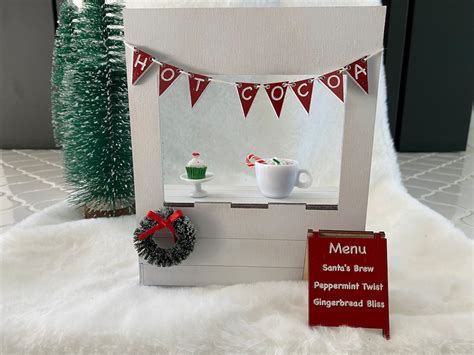 Elf Hot Cocoa Stand Hot Chocolate Stand Elf Cocoa Elf Prop Elf