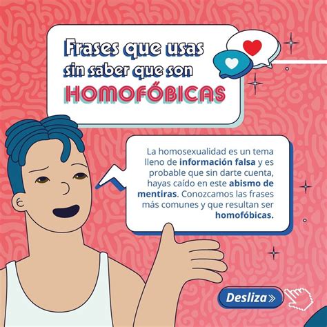 Frases que usas sin saber que son homofóbicas Educación sexual SIDA