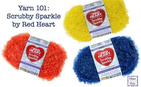 Fiber Flux: Yarn 101: Scrubby Sparkle By Red Heart