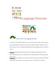 Language Structure Ece 315 Week 1 Discussion 2 Docx Language