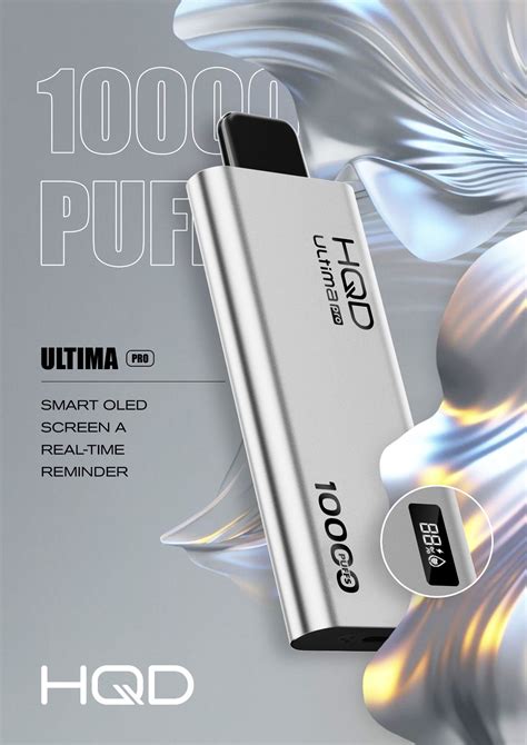 Hqd Ultima PRO 10000 Puff Elf LED Display Screen Dual Mesh Coil