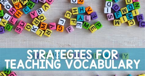 7 Easy Strategies For Teaching Vocabulary In Kindergarten