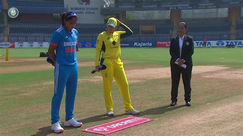 Watch Toss India Women Opt To Bat Video Online HD On JioCinema