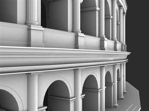 3ds max colosseum reconstruction