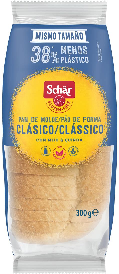 Comprar Pan molde clasico sin gluten sin lactosa schar 300gr en Cáceres