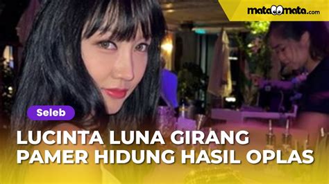 Lucinta Luna Girang Pamer Hidung Hasil Oplas Nikita Mirzani Kena