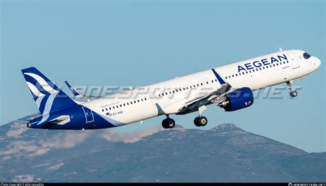 Sx Nab Aegean Airlines Airbus A Nx Photo By John Leivaditis Id