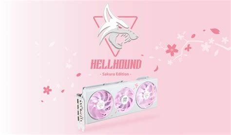 PowerColor Unveils Beautiful Hellhound Radeon RX 7800 XT Sakura GPU