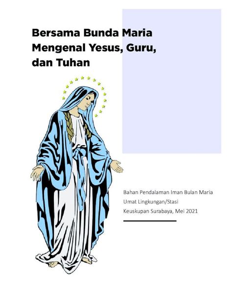 PDF Bersama Bunda Maria Mengenal Yesus Guru Dan Tuhan 2021 4 25