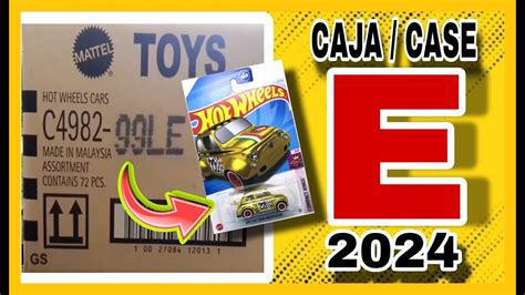 UNBOXING Hot Wheels E CASE 2024 CAJA E Hot Wheels 2024 Hotwheelsnews