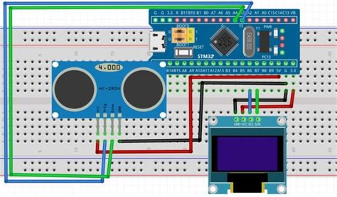 HC SR04 Ultrasonic Sensor With STM32 Blue Pill STM32CubeIDE