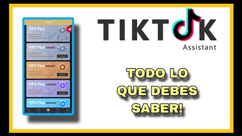 Tiktok Assistant Plataforma De Inversion Con Sistema Vip Tareas Y