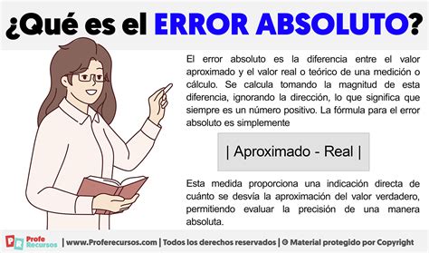 Qué es el Error Absoluto