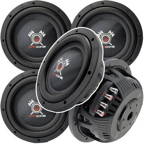 Gravity Warzone WZ10D4 1 10 Inch 1200 Watt Max Power Elite Car Audio